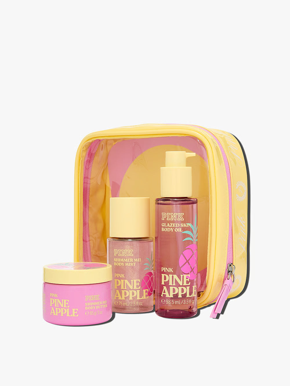 Victoria’s Secret „PINK“ Let's Glow Away švytėjimo kelioninis rinkinys