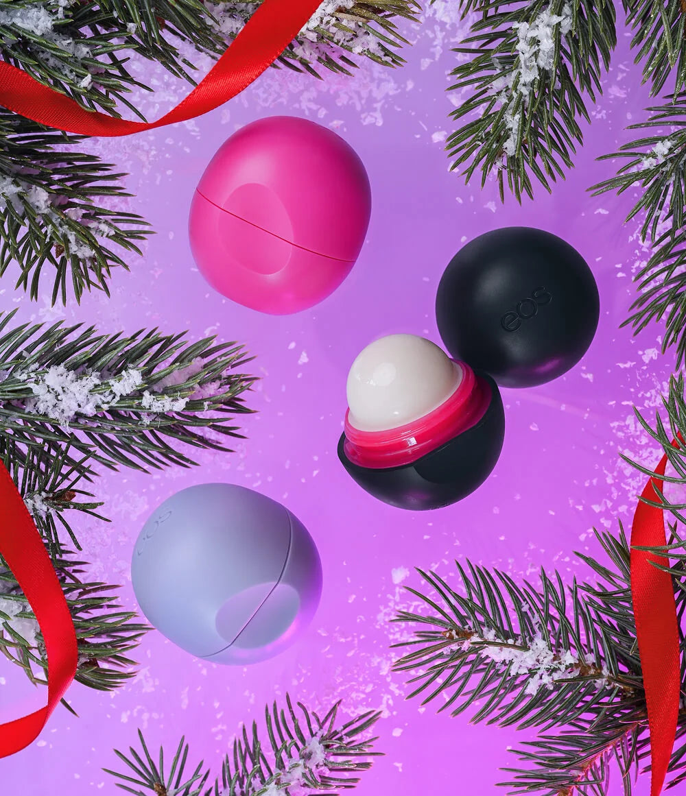 EOS Naughty or Nice Lip Balm Sphere 3-Pack - lip balm set