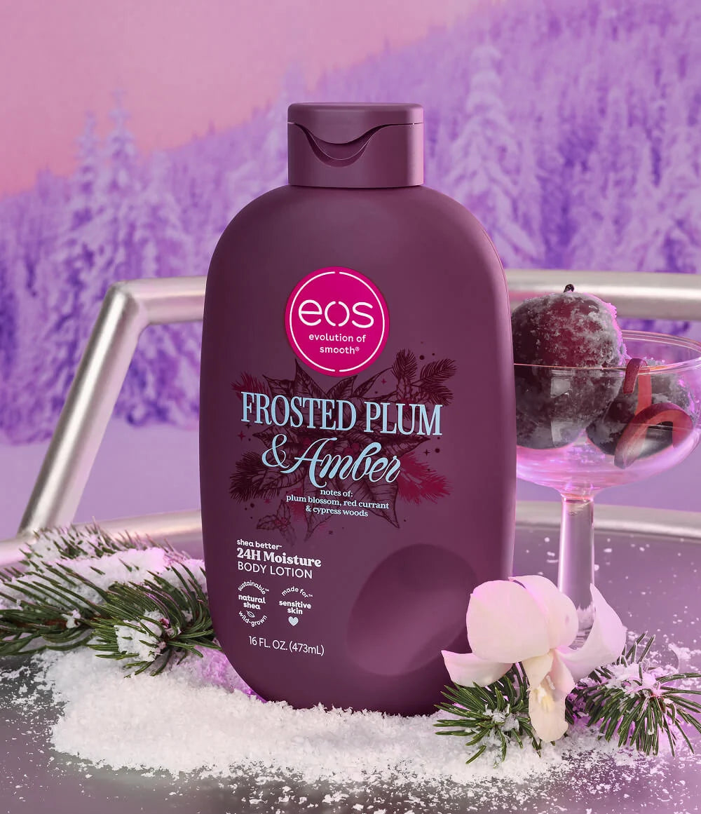 EOS Frosted Plum & Amber Body Lotion