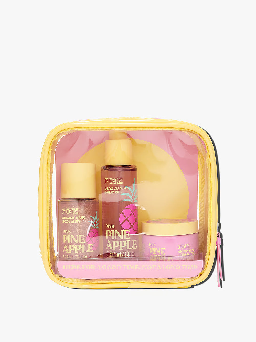 Victoria’s Secret „PINK“ Let's Glow Away švytėjimo kelioninis rinkinys