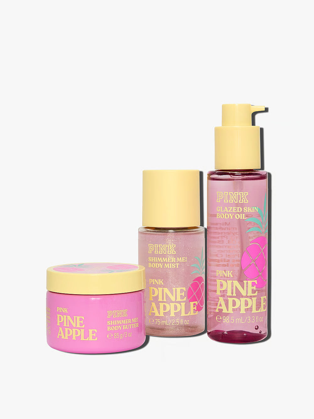Victoria’s Secret „PINK“ Let's Glow Away švytėjimo kelioninis rinkinys