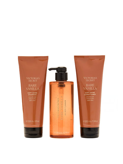 Victoria’s Secret Bare Vanilla Shower Gift Set ķermeņa un matu kopšanas komplekts