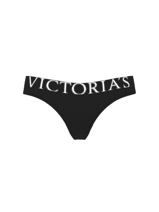 Victoria's Secret Exploded Logo medvilniniai stringai