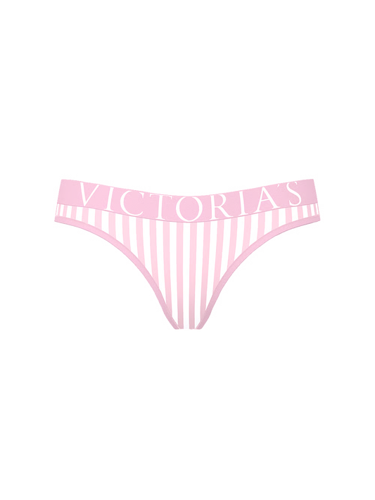Victoria's Secret Exploded Logo medvilniniai stringai
