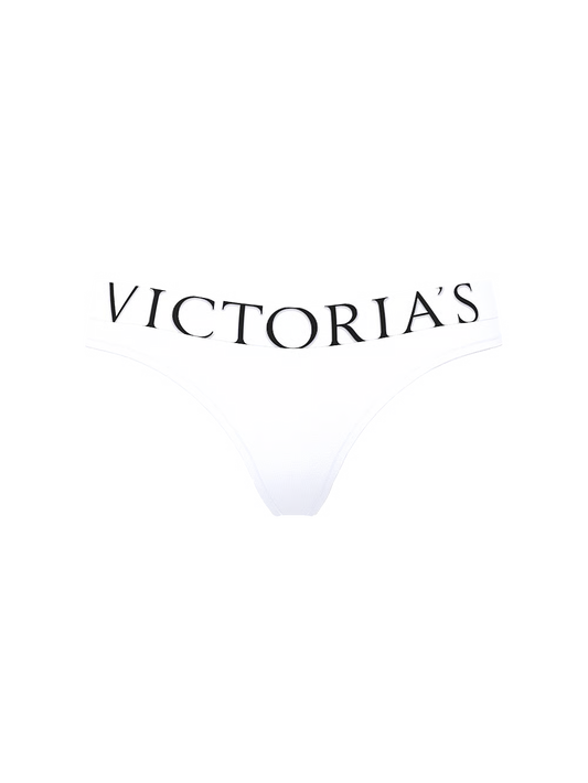 Victoria's Secret Exploded Logo medvilniniai stringai