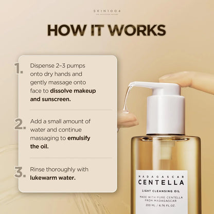 SKIN1004 Madagascar Centella lightweight cleansing oil