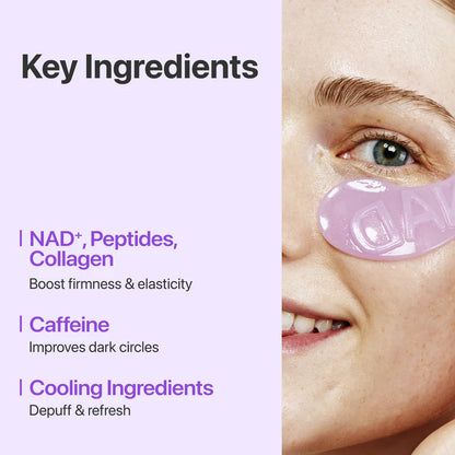 Numbuzin No.9 NAD+ Collagen Under Eye Patches - 5 pāri