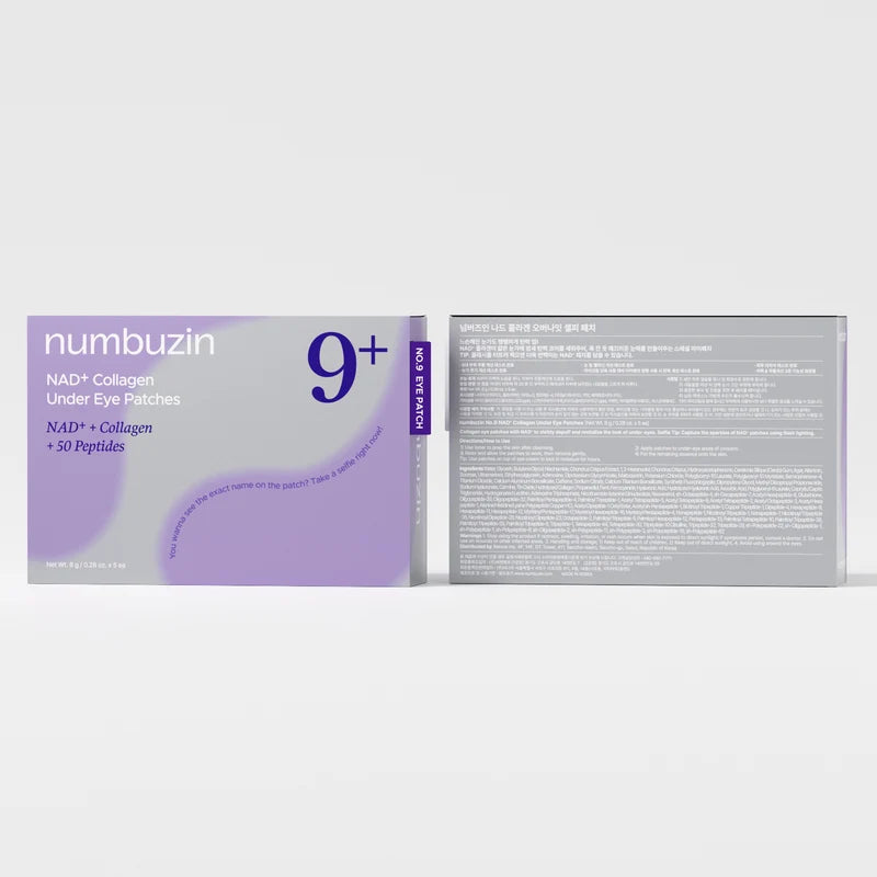 Numbuzin No.9 NAD+ Collagen Under Eye Patches - 5 pāri