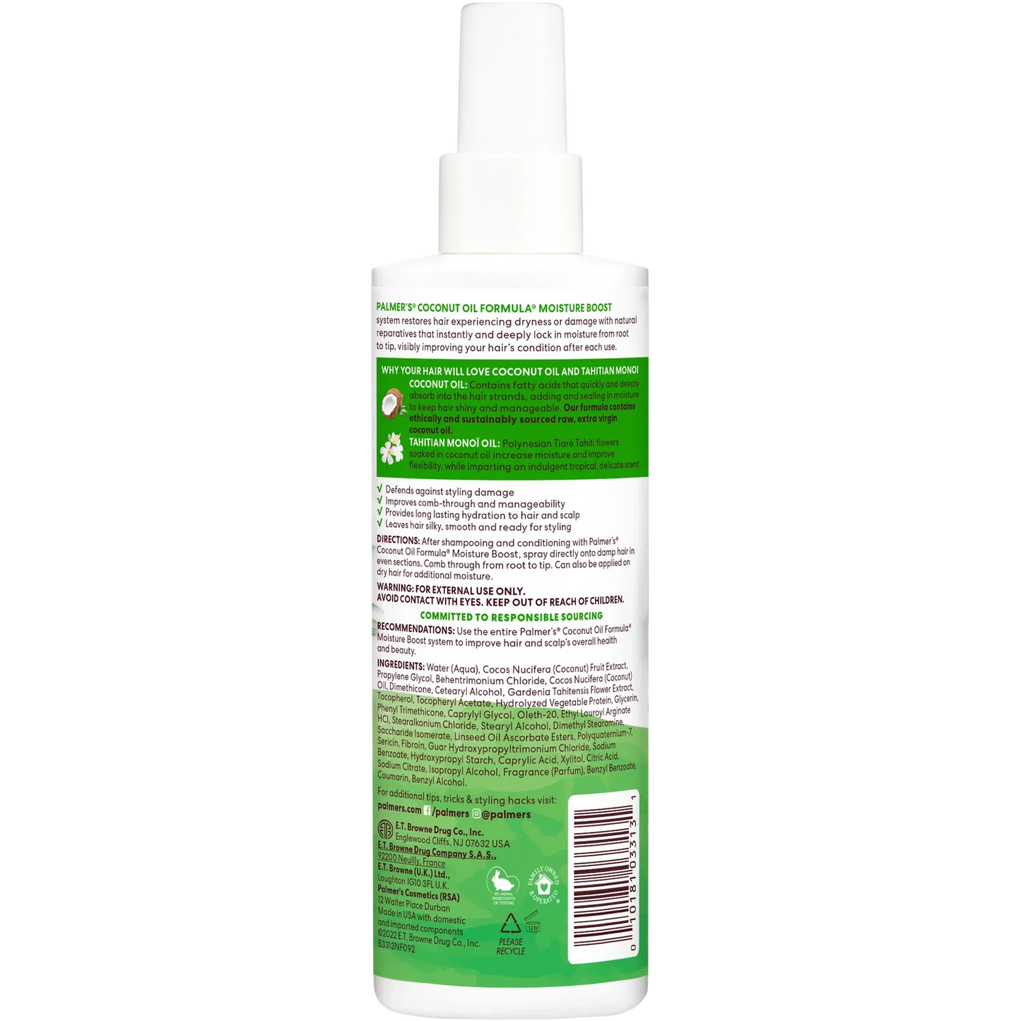 Palmer's Olive Oil spindesio terapijos sausas kondicionierius