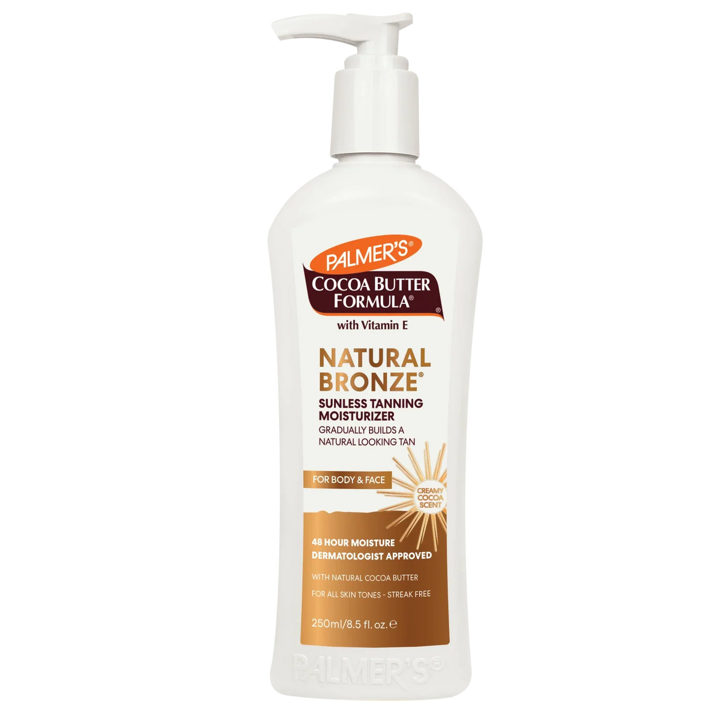 Palmer's Natural Bronze savaiminio įdegio drėkinamasis losjonas