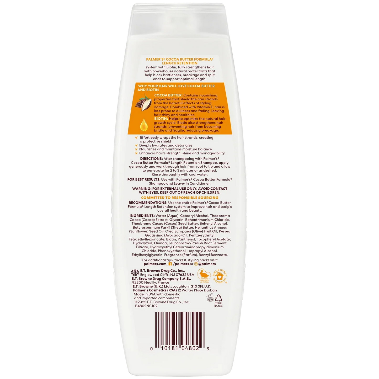 Palmer's Cocoa Butter length retention kondicionieris