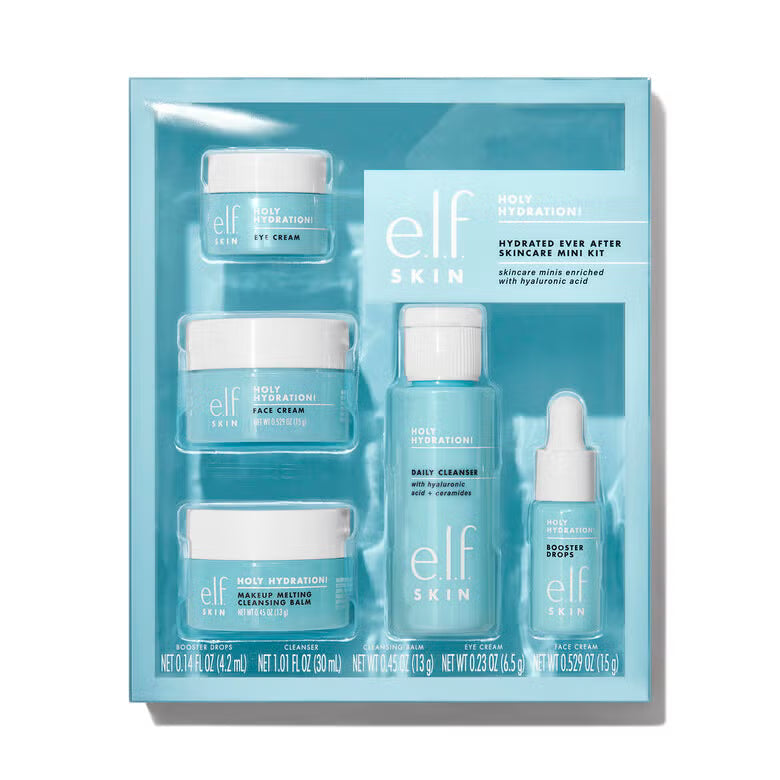 e.l.f Holy Hydration! Hydrated Ever After Skincare Mini Kit