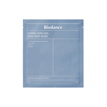 Biodance Hydro Cera-nol Real Deep Mask intensyviai drėkinanti hidrogelinė veido kaukė