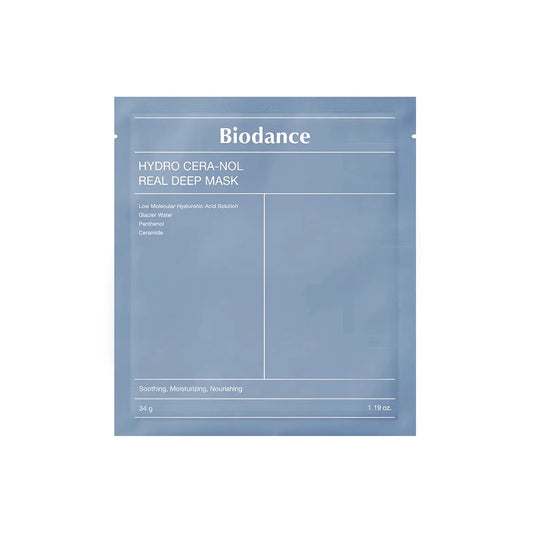 Biodance Hydro Cera-nol Real Deep Mask intensīvi mitrinoša hidrogēla sejas maska