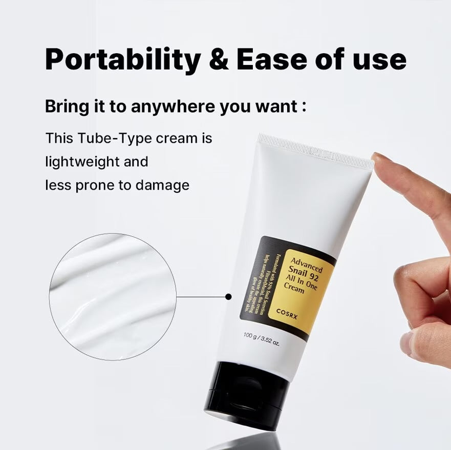 Advanced Snail 92 All In One Cream face cream with snail mucin