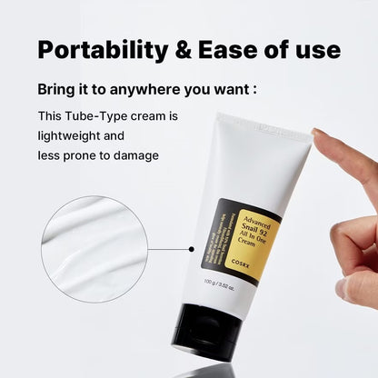 Advanced Snail 92 All In One Cream face cream with snail mucin