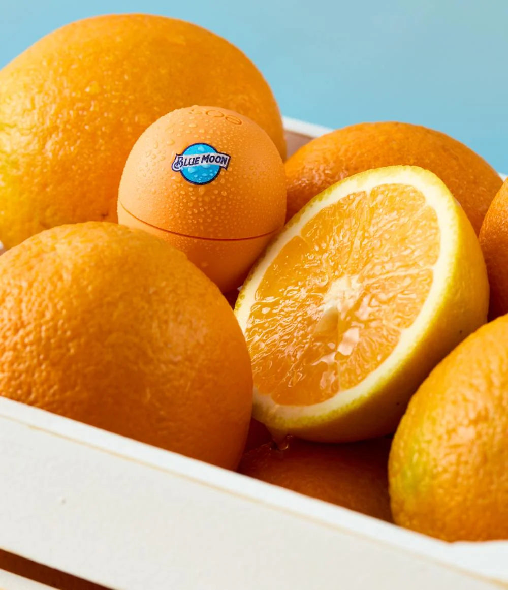 EOS Valencia Orange Blue Moon Lip Balm