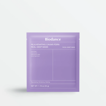 Biodance Rejuvenating Caviar PDRN Real Deep Mask hidrogēla sejas maska