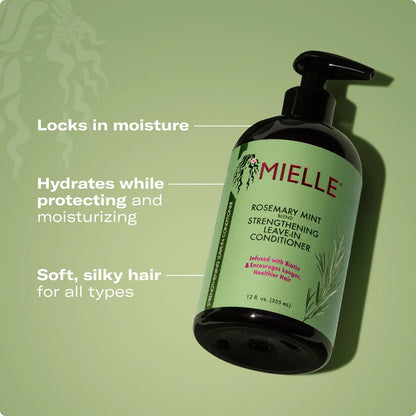 Mielle Rosemary Mint Strengthening Leave-In Conditioner sausais kondicionieris