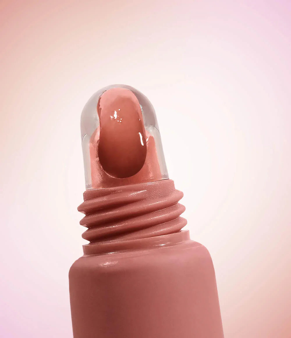 eos „Dewy Lip Shine Dirty Chai“