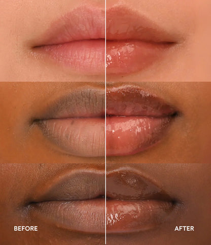 eos „Dewy Lip Shine Dirty Chai“
