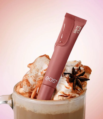 eos „Dewy Lip Shine Dirty Chai“