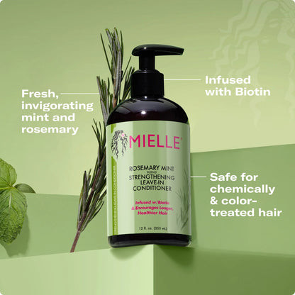 Mielle Rosemary Mint Strengthening Leave-In Conditioner sausais kondicionieris