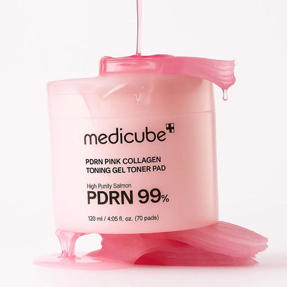 Medicube PDRN Pink Collagen Gel Toner Pad