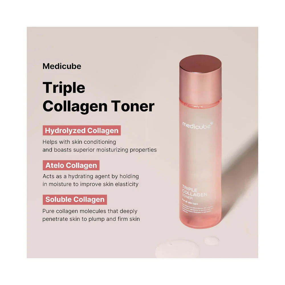 Medicube Renew Triple Collagen Tonikas veidui 4.0 140ml