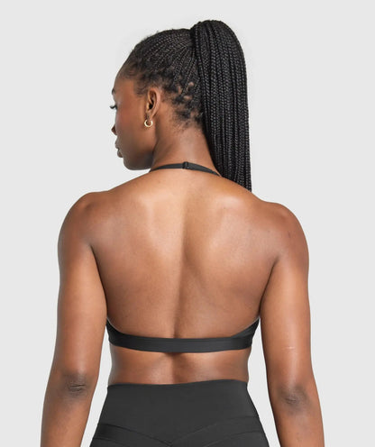 Minimal Halterneck sporta krūšturis – gymshark