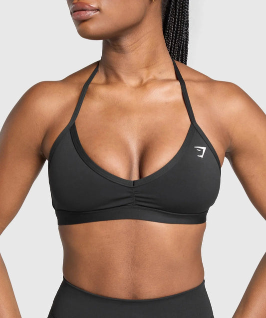Minimal Halterneck sporta krūšturis – gymshark
