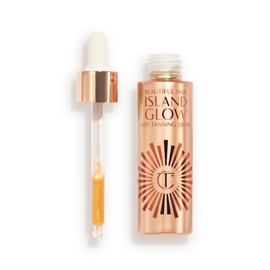 SKIN ISLAND GLOW paštonējošie pilieni ( 2 toņi ) – Charlotte Tilbury