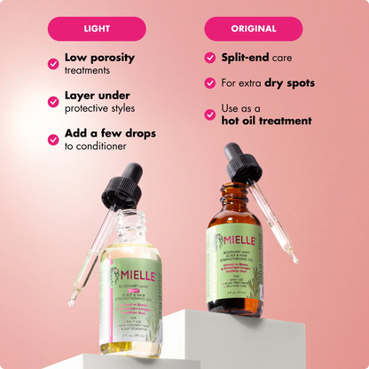 Mielle Rosemary Mint Light Scalp & Hair Strengthening Oil