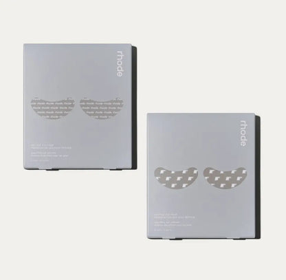 Peptide Eye Prep Set hydrogel eye patches bundle by Rhode - multi-pack cooling patches with peptides for refreshed bright eyes