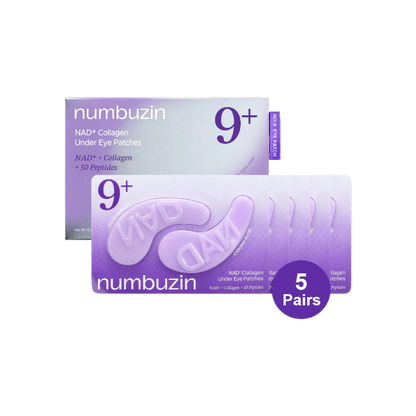 Numbuzin No.9 NAD+ Collagen Under Eye Patches - 5 pāri