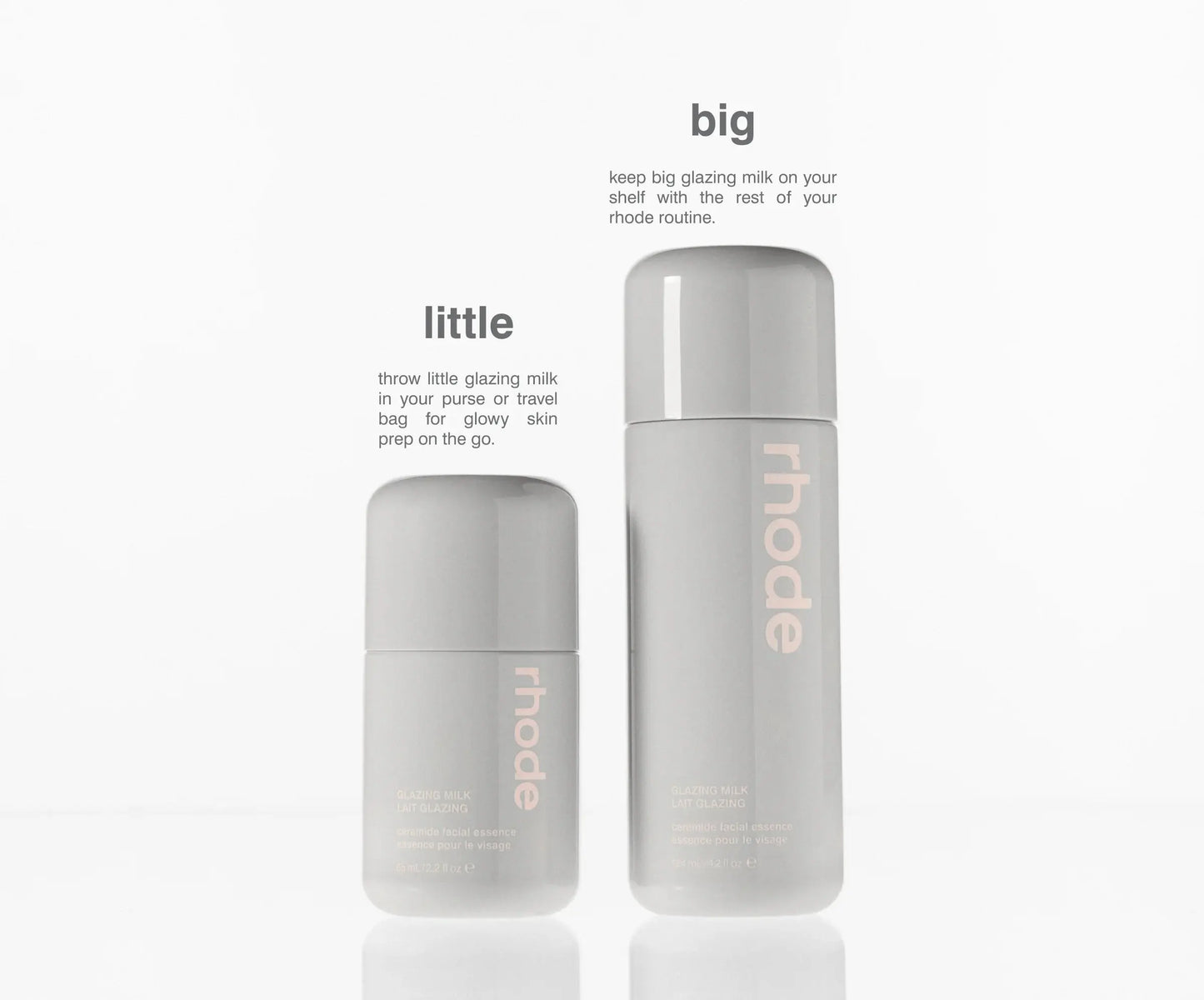 Glazing Milk nourishing hydrating prep serum by Rhode - creamy milk texture with peptides for glowing skin barrier support and radiance