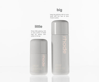 Glazing Milk nourishing hydrating prep serum by Rhode - creamy milk texture with peptides for glowing skin barrier support and radiance