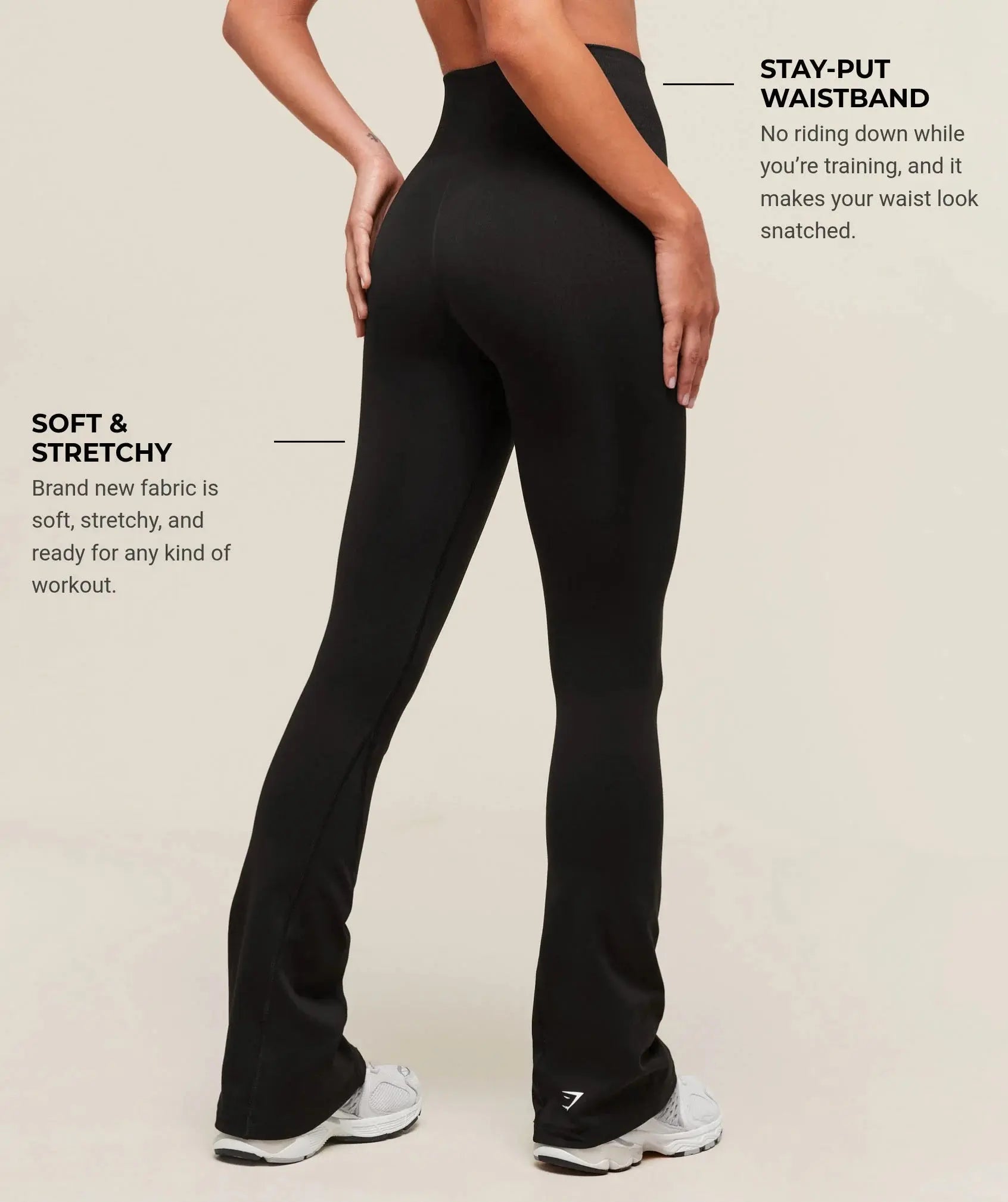 Vital Soft flared legingi – gymshark