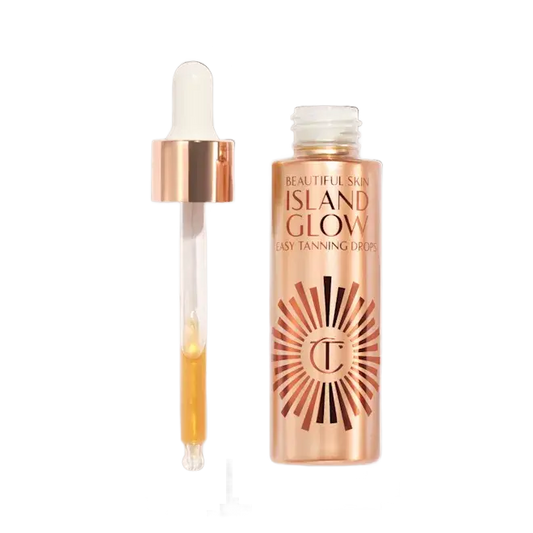 SKIN ISLAND GLOW paštonējošie pilieni ( 2 toņi ) – Charlotte Tilbury