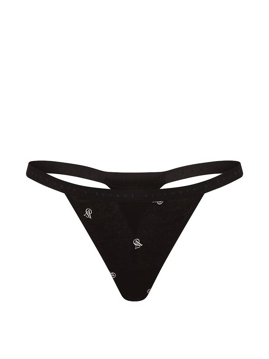Victoria's Secret Exploded Logo medvilniniai stringai