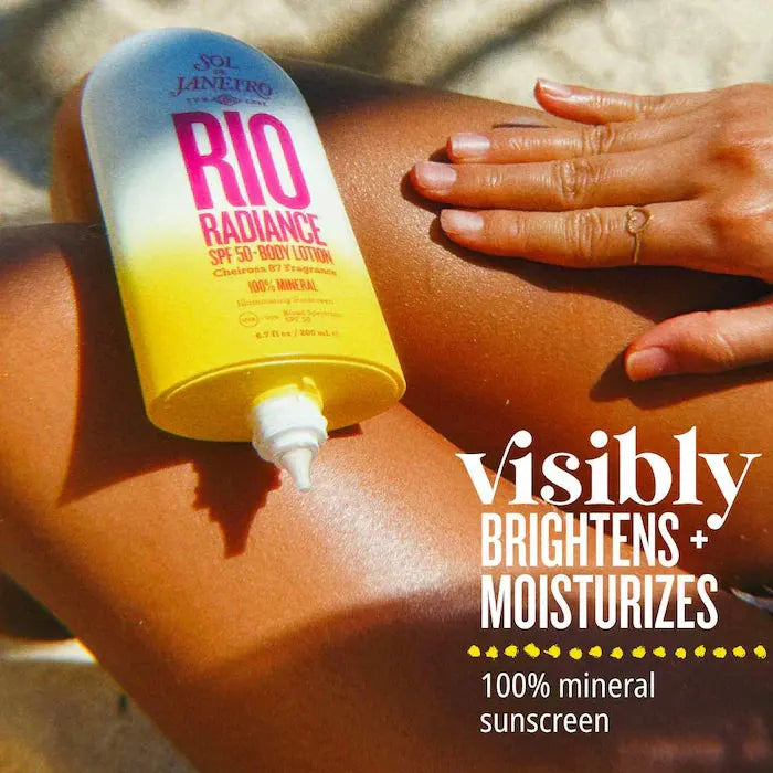 SPF 50 izgaismojošs ķermeņa losjons – sol de janeiro