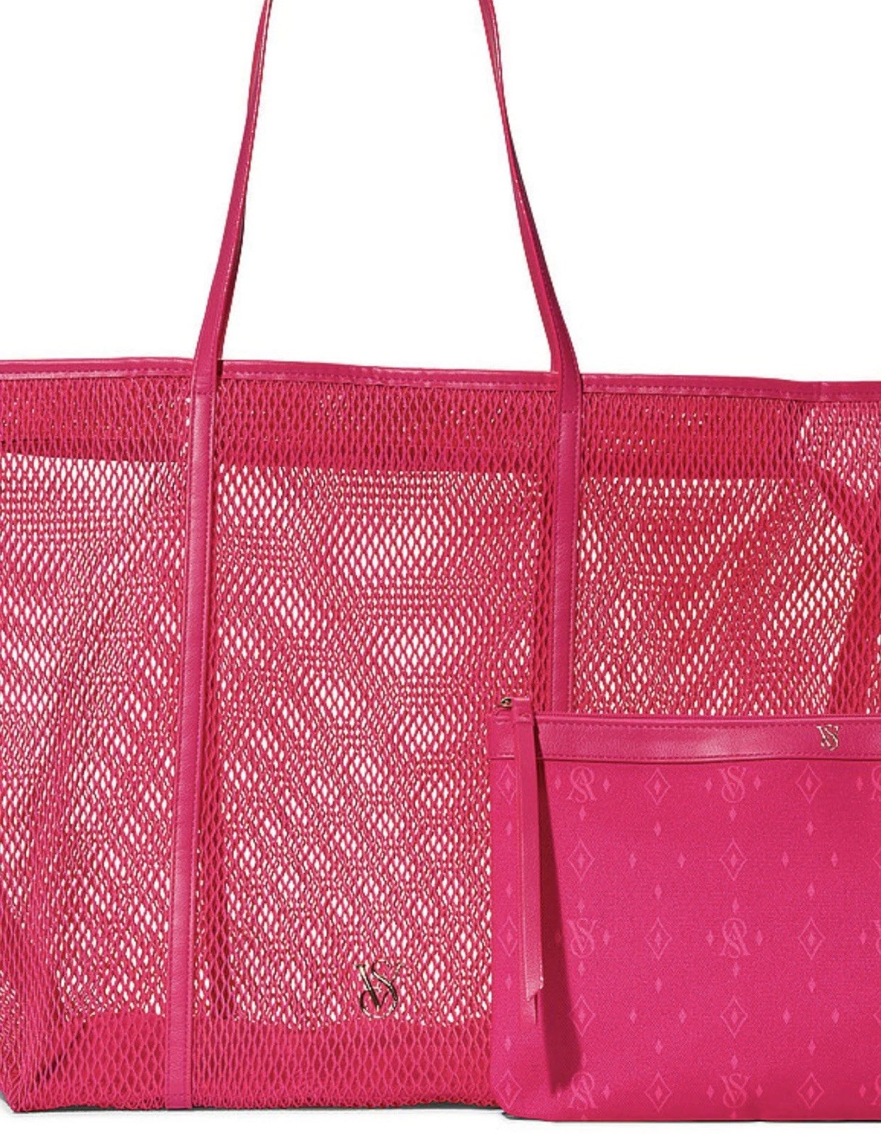 Victoria's Secret Mesh Tote and Pouch Set