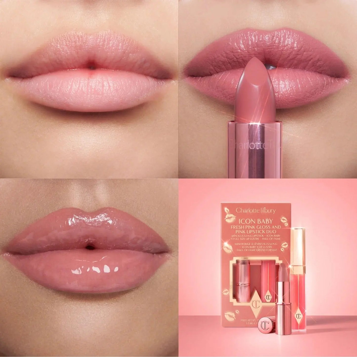 ICON BABY lūpu krāsas & spīduma DUO – Charlotte Tilbury