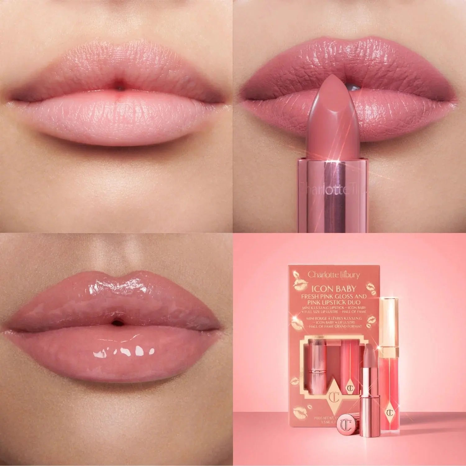 ICON BABY lūpu krāsas & spīduma DUO – Charlotte Tilbury